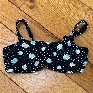 Pour Moi Floral Polka Dot Bikini Top
